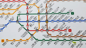 MRT fare map